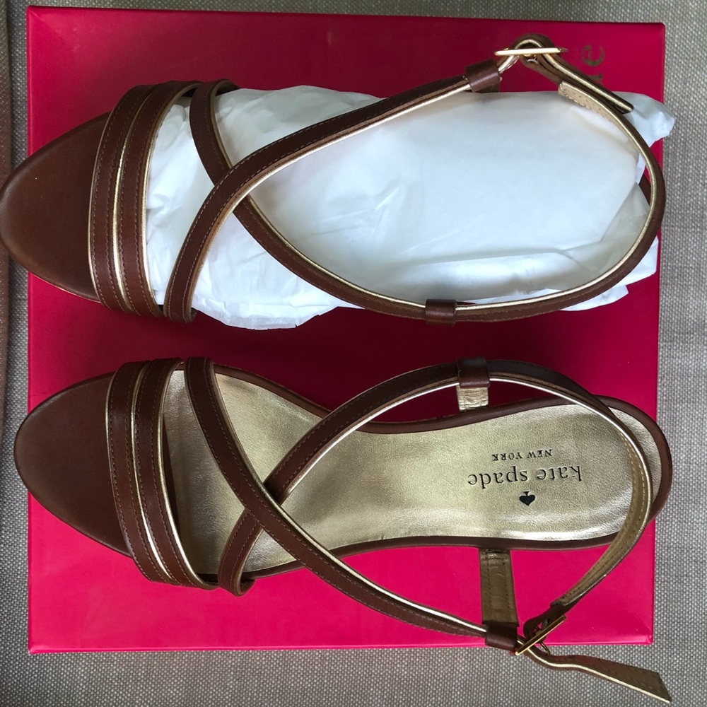 NEVER WORN Kate Spade wedges